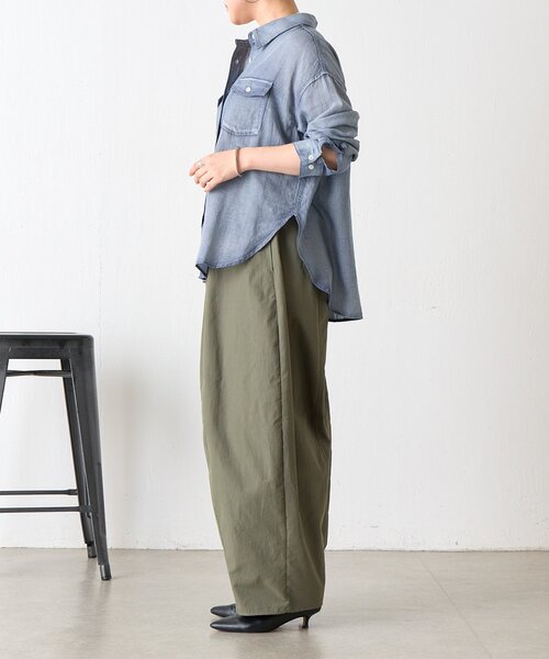 BEARDSLEY(ビアズリー)の「《ZOZO先行予約開始》バレルパンツ(その他パンツ・レディース・カーキ・1/0)」の5枚目の写真