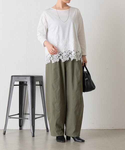 BEARDSLEY(ビアズリー)の「《ZOZO先行予約開始》バレルパンツ(その他パンツ・レディース・カーキ・1/0)」の13枚目の写真