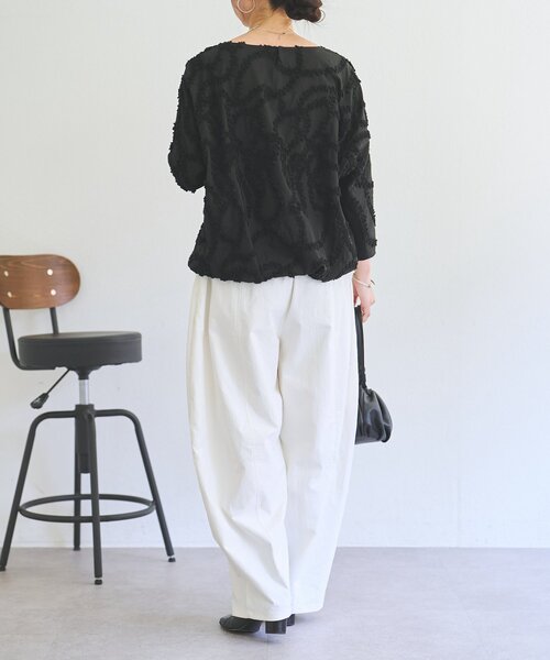 BEARDSLEY(ビアズリー)の「バレルパンツ(その他パンツ・レディース・カーキ/ホワイト・1/0)」の7枚目の写真