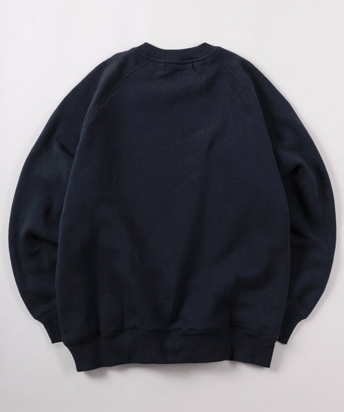 BEVERLY HILLS POLO CLUB（ビバリーヒルズポロクラブ）の「【71】【BEVERLY HILLS POLO CLUB/ビバリーヒルズポロクラブ】ワンポイント 刺繍 裏シャギー クルーネック スウェット/レディース（スウェット・レディース・ブラック/モカ/グレー/ネイビー・L/M）」の7枚目の写真