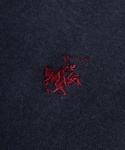 BEVERLY HILLS POLO CLUB（ビバリーヒルズポロクラブ）の「【71】【BEVERLY HILLS POLO CLUB/ビバリーヒルズポロクラブ】ワンポイント 刺繍 裏シャギー クルーネック スウェット/レディース（スウェット・レディース・ブラック/モカ/グレー/ネイビー・L/M）」の8枚目の写真