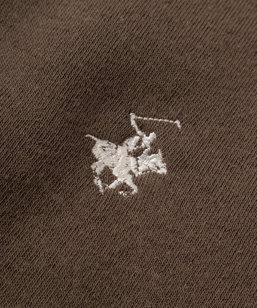 BEVERLY HILLS POLO CLUB（ビバリーヒルズポロクラブ）の「【71】【BEVERLY HILLS POLO CLUB/ビバリーヒルズポロクラブ】ワンポイント 刺繍 裏シャギー クルーネック スウェット/レディース（スウェット・レディース・ブラック/モカ/グレー/ネイビー・L/M）」の10枚目の写真
