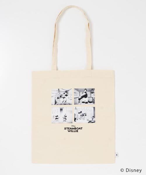 URBAN RESEARCH DOORS(アーバンリサーチドアーズ)の「別注/Disney/トートバック(トートバッグ・レディース・ライトブルー/ナチュラル・ONE)」の3枚目の写真