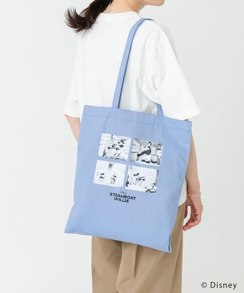 URBAN RESEARCH DOORS(アーバンリサーチドアーズ)の「別注/Disney/トートバック(トートバッグ・レディース・ライトブルー/ナチュラル・ONE)」の8枚目の写真