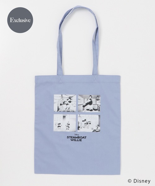 URBAN RESEARCH DOORS(アーバンリサーチドアーズ)の「別注/Disney/トートバック(トートバッグ・レディース・ライトブルー/ナチュラル・ONE)」の7枚目の写真