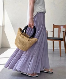 ロングプリーツスカート