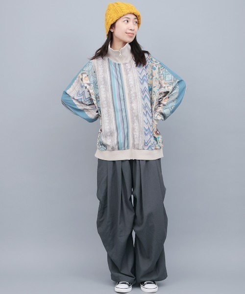 チチカカ(チチカカ)の「リボンタックコクーンパンツ(その他パンツ・レディース・チャコールグレー/ベージュ/カーキ・FREE)」の4枚目の写真