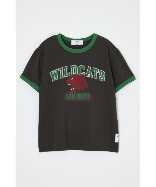 Disney SERIES CREATED by MUS(ディズニーシリーズクリエイテッドバイエムユーエス)の「MD RINGER Tシャツ / HSM(Tシャツ/カットソー・レディース・ホワイト/ブラック/レッド・FREE)」の1枚目の写真