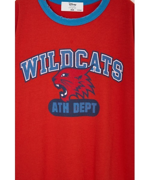 Disney SERIES CREATED by MUS(ディズニーシリーズクリエイテッドバイエムユーエス)の「MD RINGER Tシャツ / HSM(Tシャツ/カットソー・レディース・ホワイト/ブラック/レッド・FREE)」の8枚目の写真