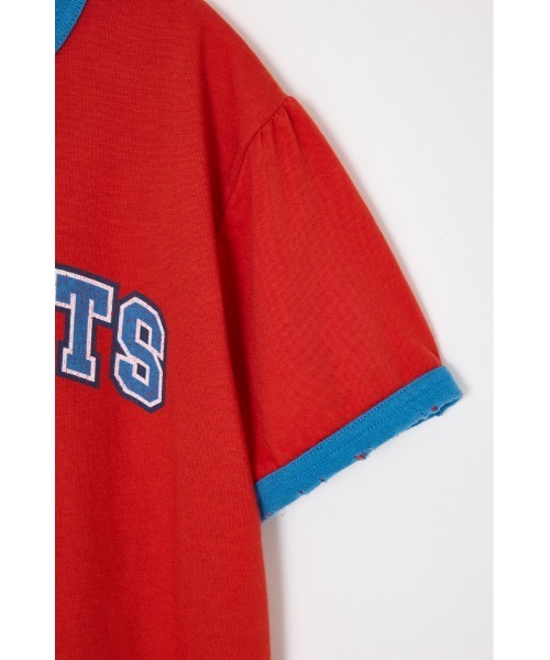 Disney SERIES CREATED by MUS(ディズニーシリーズクリエイテッドバイエムユーエス)の「MD RINGER Tシャツ / HSM(Tシャツ/カットソー・レディース・ホワイト/ブラック/レッド・FREE)」の10枚目の写真