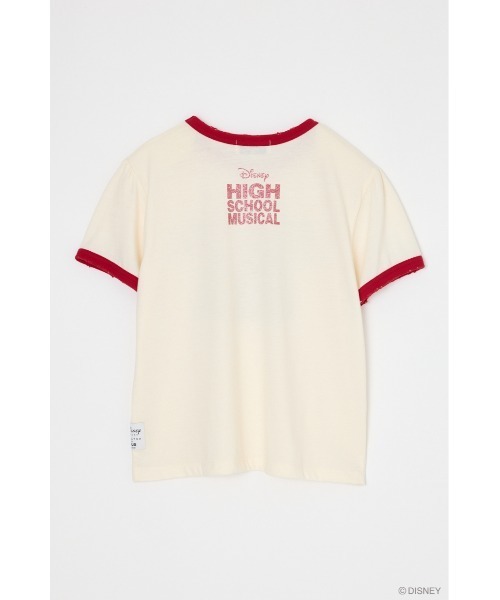 Disney SERIES CREATED by MUS(ディズニーシリーズクリエイテッドバイエムユーエス)の「MD RINGER Tシャツ / HSM(Tシャツ/カットソー・レディース・ホワイト/ブラック/レッド・FREE)」の16枚目の写真