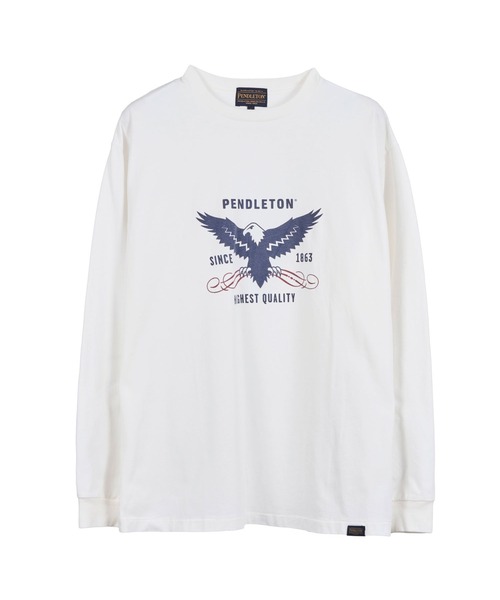 PENDLETON(ペンドルトン)の「ドライタッチコットン ロングスリーブTシャツ(Tシャツ/カットソー・メンズ・ブラック/ライトブルー/オフホワイト・X-LARGE/MEDIUM/LARGE/SMALL)」の14枚目の写真
