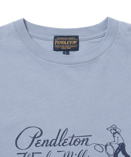 PENDLETON(ペンドルトン)の「ドライタッチコットン ロングスリーブTシャツ(Tシャツ/カットソー・メンズ・ブラック/ライトブルー/オフホワイト・X-LARGE/MEDIUM/LARGE/SMALL)」の17枚目の写真