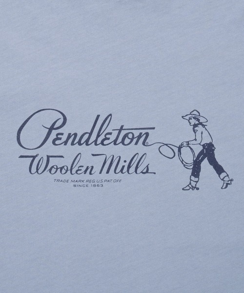 PENDLETON(ペンドルトン)の「ドライタッチコットン ロングスリーブTシャツ(Tシャツ/カットソー・メンズ・ブラック/ライトブルー/オフホワイト・X-LARGE/MEDIUM/LARGE/SMALL)」の11枚目の写真