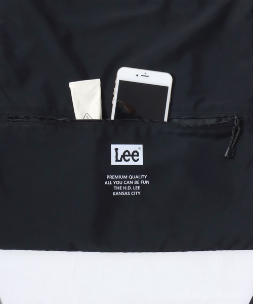 Lee(リー)の「Lee/リー ロゴプリント ナップサック/巾着バッグ/バックパック リュックサック/レディース メンズ(バックパック/リュック・レディース・ブラック・FREE)」の13枚目の写真