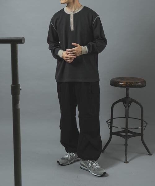 ITEMS URBANRESEARCH(アイテムズ アーバンリサーチ)の「『速乾/イージーケア』高機能ウエストイージー ツイルカーゴパンツ(その他パンツ・メンズ・ベージュ/ブラック/カーキ・LARGE/MEDIUM)」の18枚目の写真