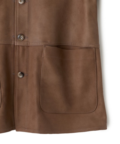 MEN'S BIGI(メンズビギ)の「ゴートスエード リバーシブル カバーオールブルゾン(カバーオール・メンズ・ベージュ・04/03/02)」の20枚目の写真
