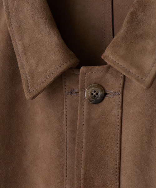 MEN'S BIGI(メンズビギ)の「ゴートスエード リバーシブル カバーオールブルゾン(カバーオール・メンズ・ベージュ・04/03/02)」の12枚目の写真