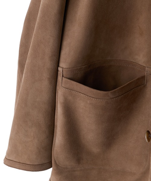 MEN'S BIGI(メンズビギ)の「ゴートスエード リバーシブル カバーオールブルゾン(カバーオール・メンズ・ベージュ・04/03/02)」の14枚目の写真