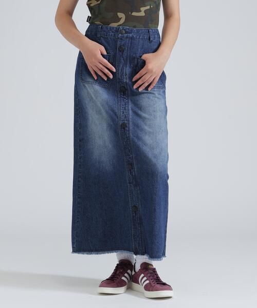 AVIREX(アヴィレックス)の「《NAVAL COLLECTION》SAILOR DENIM LONG SKIRT(デニムスカート・レディース・その他35/その他4・S/M)」の8枚目の写真