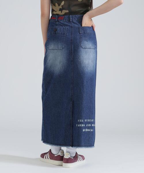 AVIREX(アヴィレックス)の「《NAVAL COLLECTION》SAILOR DENIM LONG SKIRT(デニムスカート・レディース・その他35/その他4・S/M)」の9枚目の写真
