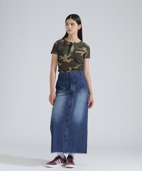 AVIREX(アヴィレックス)の「《NAVAL COLLECTION》SAILOR DENIM LONG SKIRT(デニムスカート・レディース・その他35/その他4・S/M)」の10枚目の写真
