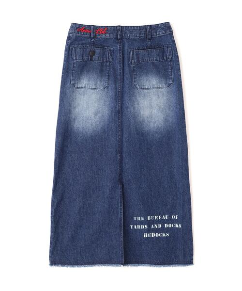 AVIREX(アヴィレックス)の「《NAVAL COLLECTION》SAILOR DENIM LONG SKIRT(デニムスカート・レディース・その他35/その他4・S/M)」の12枚目の写真