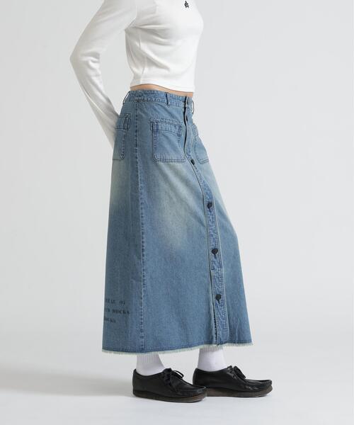 AVIREX(アヴィレックス)の「《NAVAL COLLECTION》SAILOR DENIM LONG SKIRT(デニムスカート・レディース・その他35/その他4・S/M)」の14枚目の写真