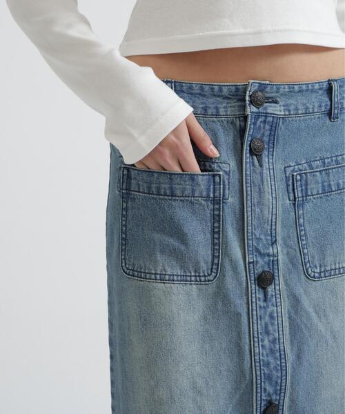 AVIREX(アヴィレックス)の「《NAVAL COLLECTION》SAILOR DENIM LONG SKIRT(デニムスカート・レディース・その他35/その他4・S/M)」の20枚目の写真