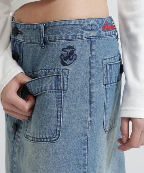 AVIREX(アヴィレックス)の「《NAVAL COLLECTION》SAILOR DENIM LONG SKIRT(デニムスカート・レディース・その他35/その他4・S/M)」の21枚目の写真