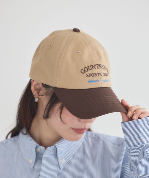 earth music&ecology(アースミュージックアンドエコロジー)の「ロゴアソートバイカラーキャップ(ニットキャップ/ビーニー・レディース・ネイビー/ブラウン/グリーン・FREE)」の8枚目の写真