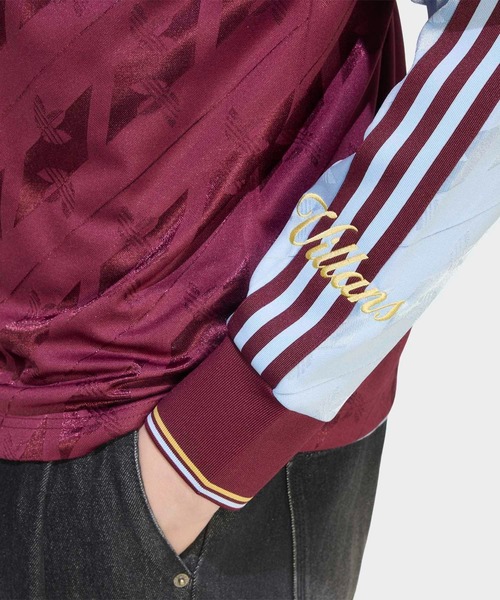 adidas(アディダス)の「アストン・ヴィラFC オリジナルス ジャージ / ロンT / アディダス adidas(Tシャツ/カットソー・メンズ・レッド・SMALL/MEDIUM/LARGE/XXX-LARGE/XX-LARGE/X-LARGE)」の4枚目の写真