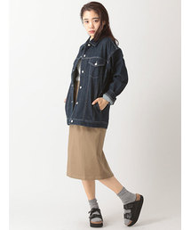 E hyphen world gallery | ・BIGシルエットデニムGジャン(デニムジャケット)