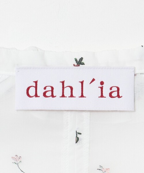 dahl'ia（ダリア）の「【別注】＜dahl’ia＞フラワー フリル ブラウス（シャツ/ブラウス・レディース・ホワイト・FREE）」の8枚目の写真