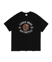 CB 1985 モトクラブ 半袖Tシャツ (ブラック)