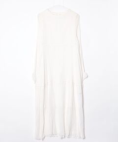 セール】【Belle Charme】Twinkle Fur Sleeves Onepiece（ワンピース