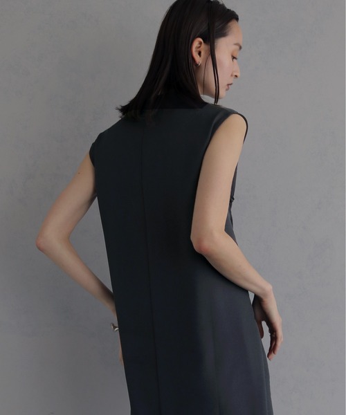&g'aime(アンジェム)の「【&g'aime 】ウエスト巻き風ワンピース Waist-Wrap Dress(ワンピース・レディース・ブラウン/ブラック・FREE)」の11枚目の写真