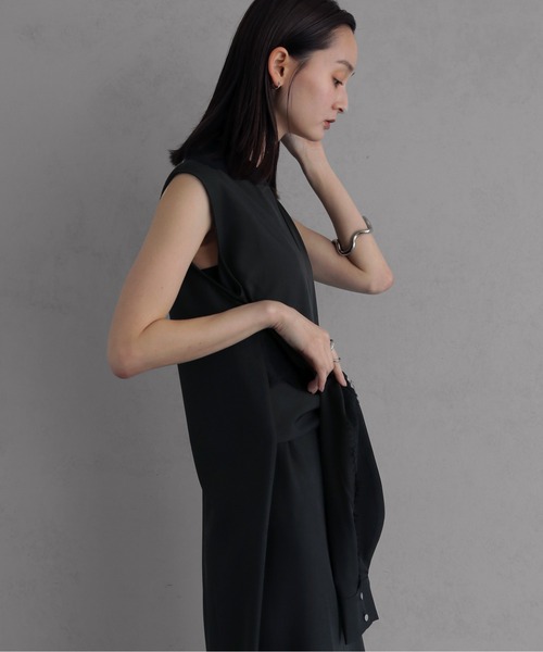 &g'aime(アンジェム)の「【&g'aime 】ウエスト巻き風ワンピース Waist-Wrap Dress(ワンピース・レディース・ブラウン/ブラック・FREE)」の10枚目の写真