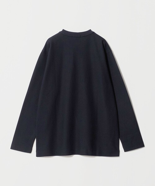 A DAY IN THE LIFE UNITED ARROWS(アデイインザライフユナイテッドアローズ)の「シャイニー ニットライク リラックスカットソー<A DAY IN THE LIFE>(Tシャツ/カットソー・メンズ・ネイビー/オフホワイト/ベージュ・S/L/M)」の10枚目の写真
