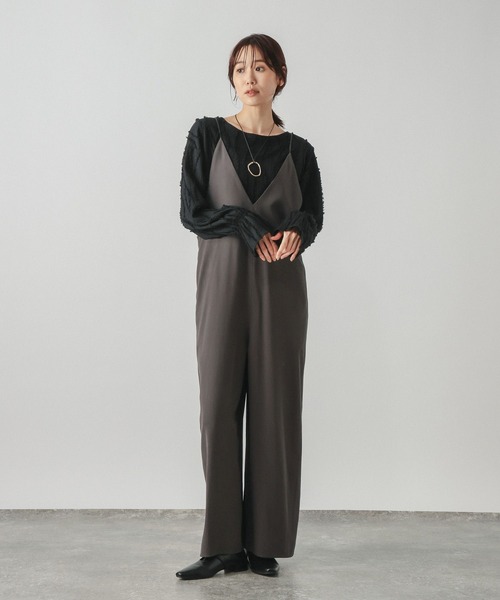 GLOBAL WORK(グローバルワーク)の「Beauteeジャガードフレア/1046117(Tシャツ/カットソー・レディース・アイボリー/ブラック・LARGE/MEDIUM)」の4枚目の写真