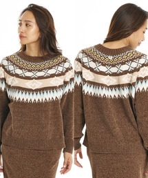 BILLABONG ウィメンズ FAIR ISLE CREW SWEATER セーター 【2026年秋冬モデル】/ビラボンセーター(セットアップ対応可)