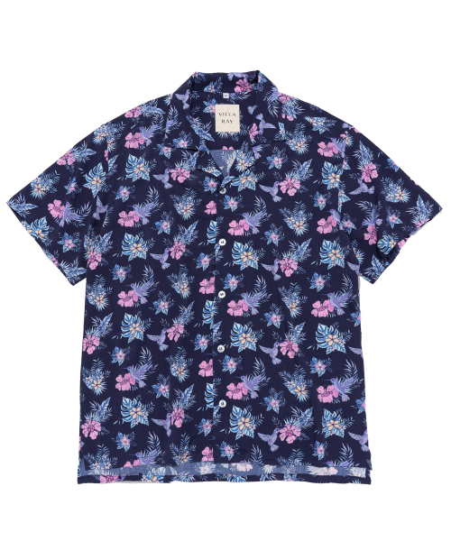 VILLA RAY（ヴィラ・レイ）の「ボタニカルバード メンズ ビスコースシャツ（シャツ/ブラウス・メンズ・その他・LARGE/MEDIUM/X-LARGE）」の7枚目の写真