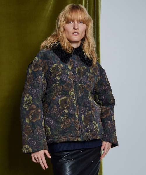 MAISON SPECIAL(メゾンスペシャル)の「【26WINTER PRE-ORDER】2WAY Collar Puffer Blouson/2WAYカラーパッファーブルゾン(ブルゾン・レディース・ブラック/ブルー/マルチ・FREE)」の5枚目の写真