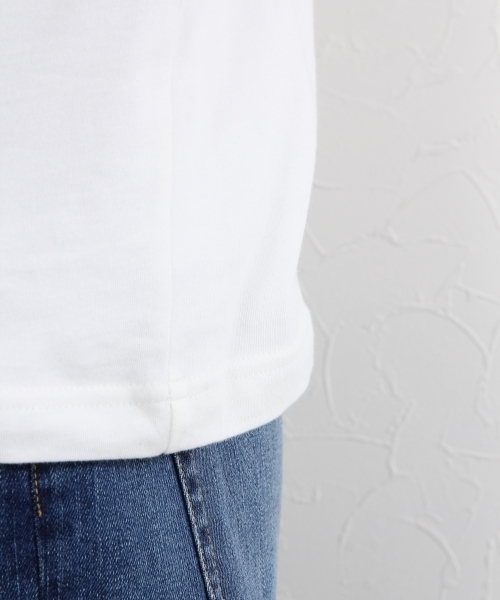 GLOBAL WORK（グローバルワーク）の「コットンシルクポケットＴＥＥ/720795（Tシャツ/カットソー・メンズ・ネイビー/ホワイト/ライトピンク・LARGE/MEDIUM/X-LARGE/SMALL）」の9枚目の写真