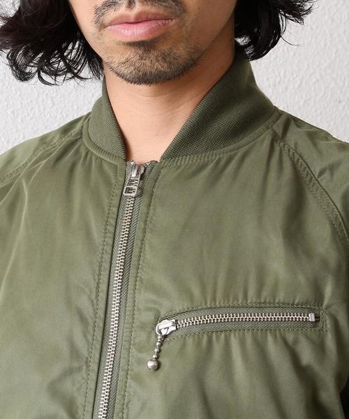 coen（コーエン）の「ポリツイル起毛MA-1（MA-1・メンズ・ベージュ/オリーブ・MEDIUM/SMALL/X-LARGE/LARGE）」の19枚目の写真