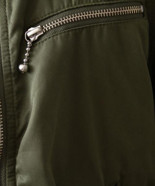 coen（コーエン）の「ポリツイル起毛MA-1（MA-1・メンズ・ベージュ/オリーブ・MEDIUM/SMALL/X-LARGE/LARGE）」の11枚目の写真