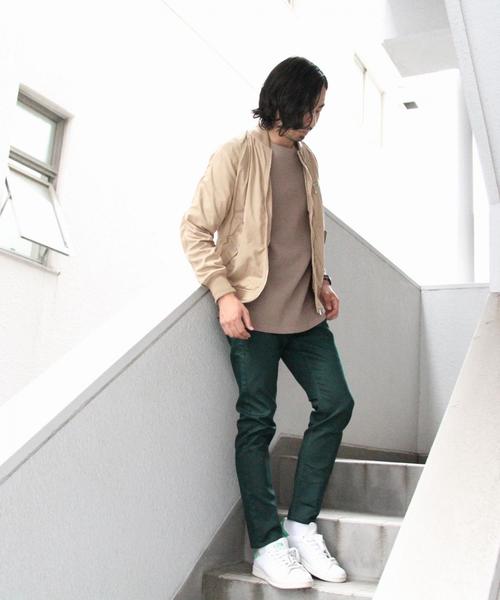 coen（コーエン）の「ポリツイル起毛MA-1（MA-1・メンズ・ベージュ/オリーブ・MEDIUM/SMALL/X-LARGE/LARGE）」の9枚目の写真