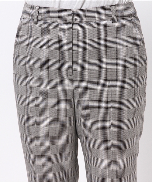 NATURAL BEAUTY BASIC（ナチュラルビューティーベーシック）の「グレンチェックセンタープレスパンツ（その他パンツ・レディース・グレー系その他/オフホワイト・SMALL/X-SMALL/LARGE/MEDIUM）」の8枚目の写真