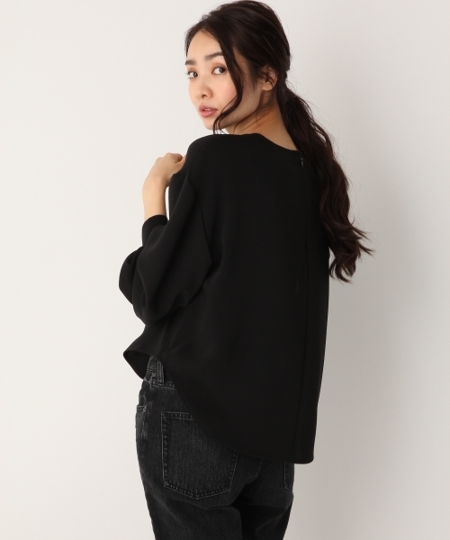 A part by（アパートバイ）の「エステルWクロスパフソデブラウス 733409 （シャツ/ブラウス・レディース・ホワイト/ブラック・FREE）」の4枚目の写真