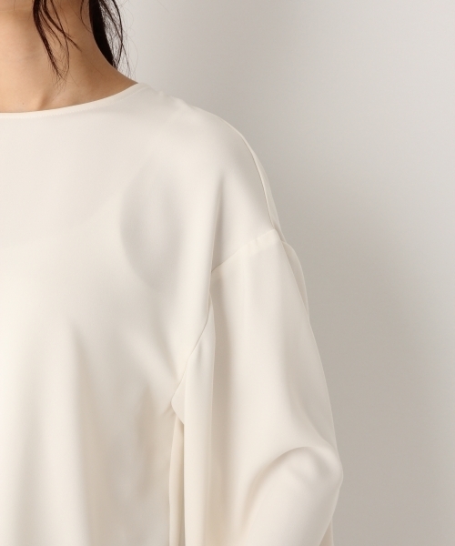 A part by（アパートバイ）の「エステルWクロスパフソデブラウス 733409 （シャツ/ブラウス・レディース・ホワイト/ブラック・FREE）」の8枚目の写真